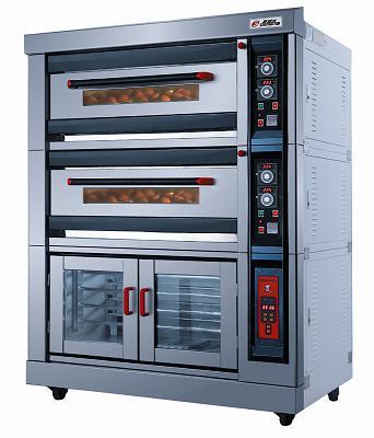 Deck oven with proofer, ETDO-40D+10F